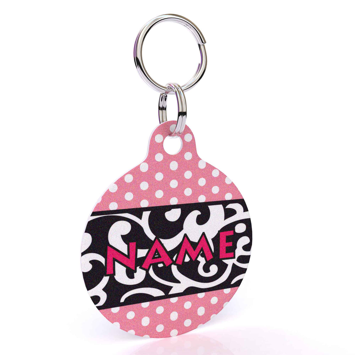 Chantilly Pink HD Dog ID Tag