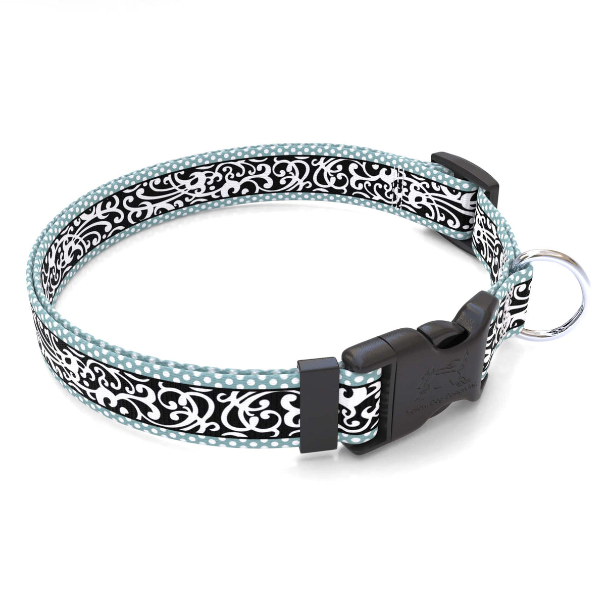 Chantilly Teal Dog Collar