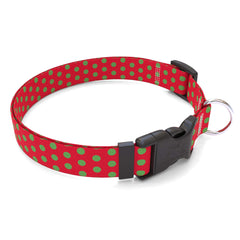 Christmas Polka Dot Dog Collar