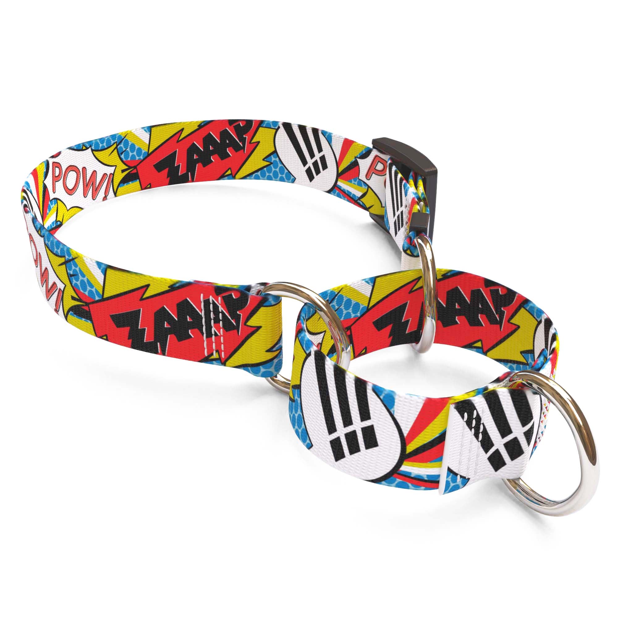 Comic Print Dog Collar