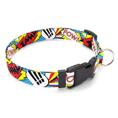 Comic Print Dog Collar