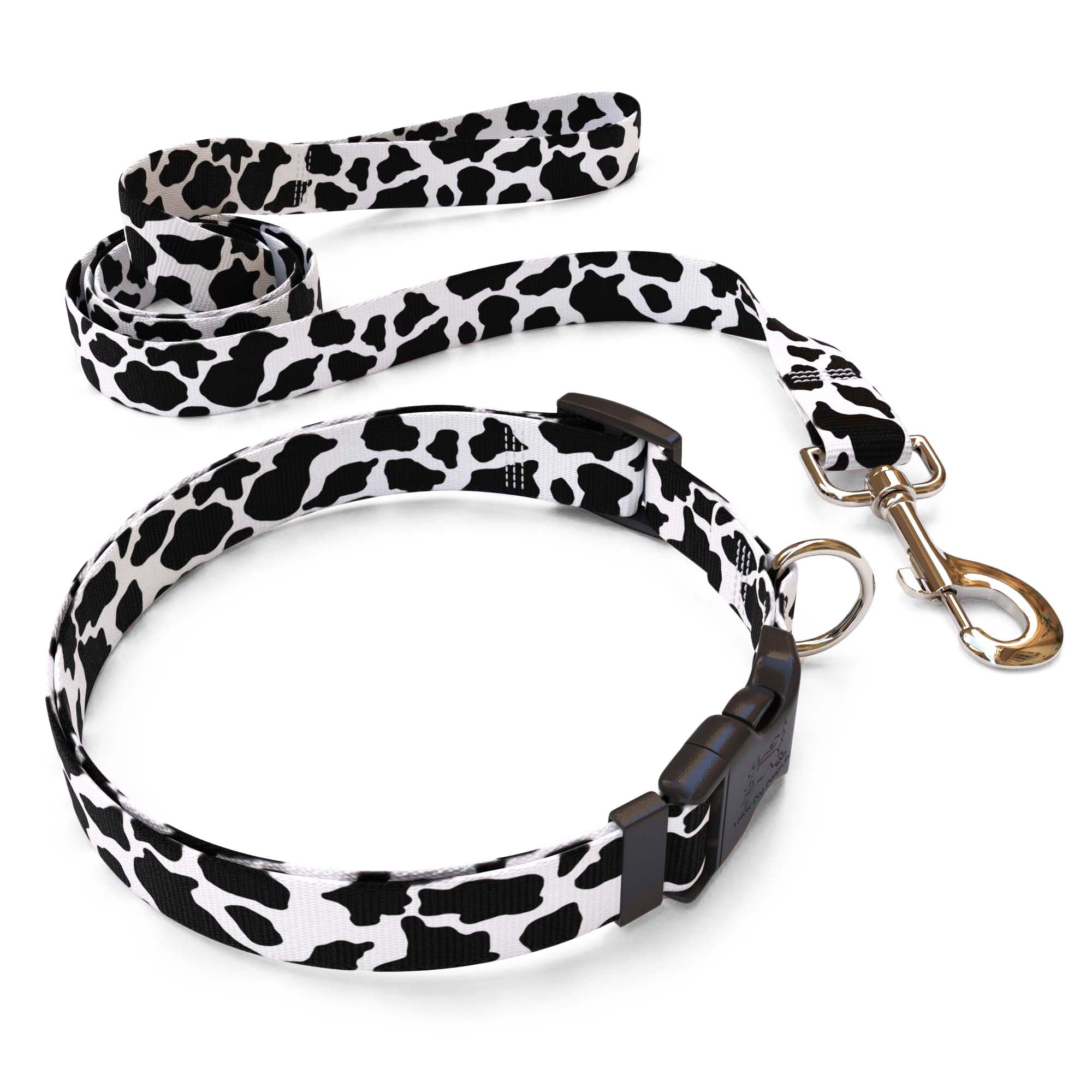 Cow Print Dog Collar