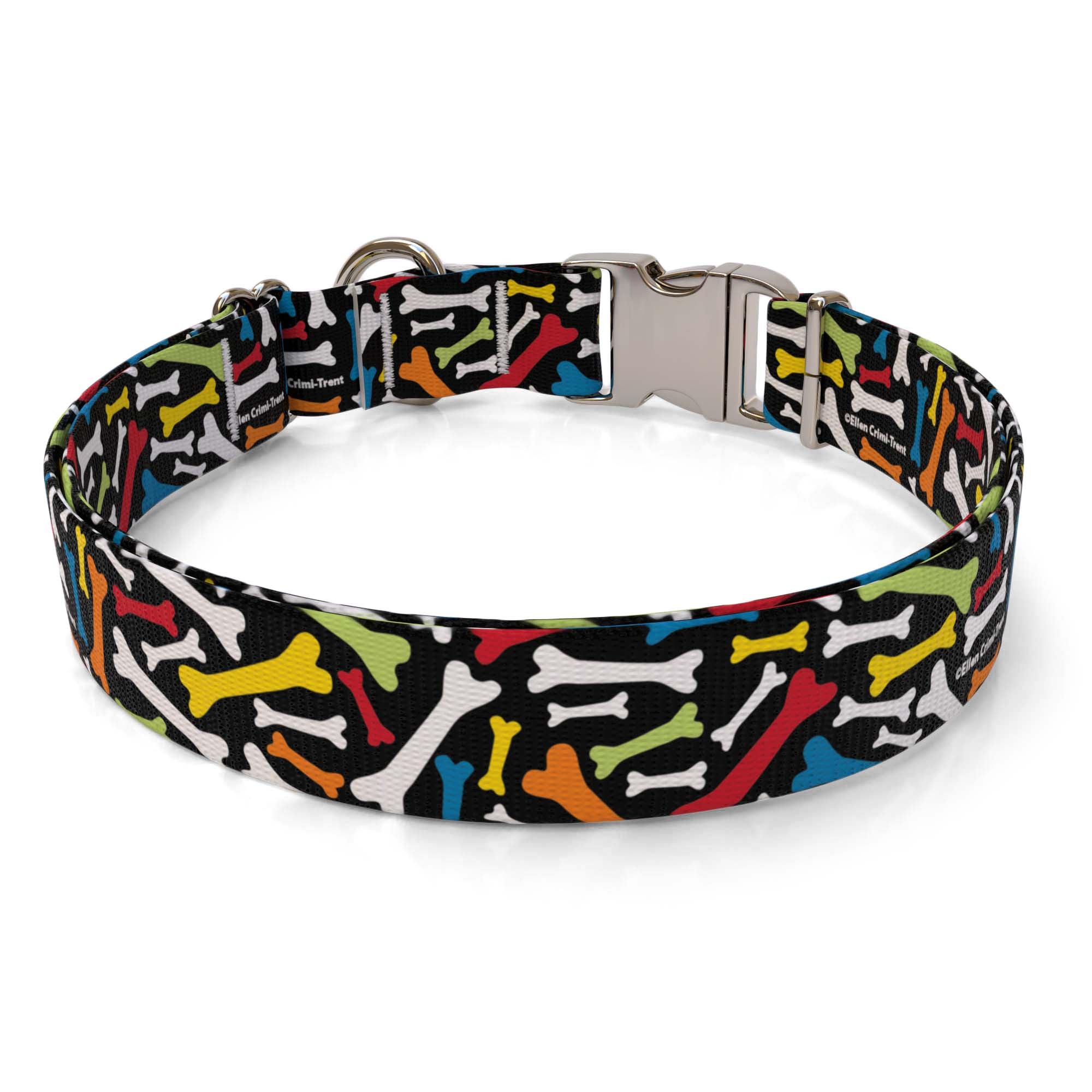 Crazy Bones Dog Collar