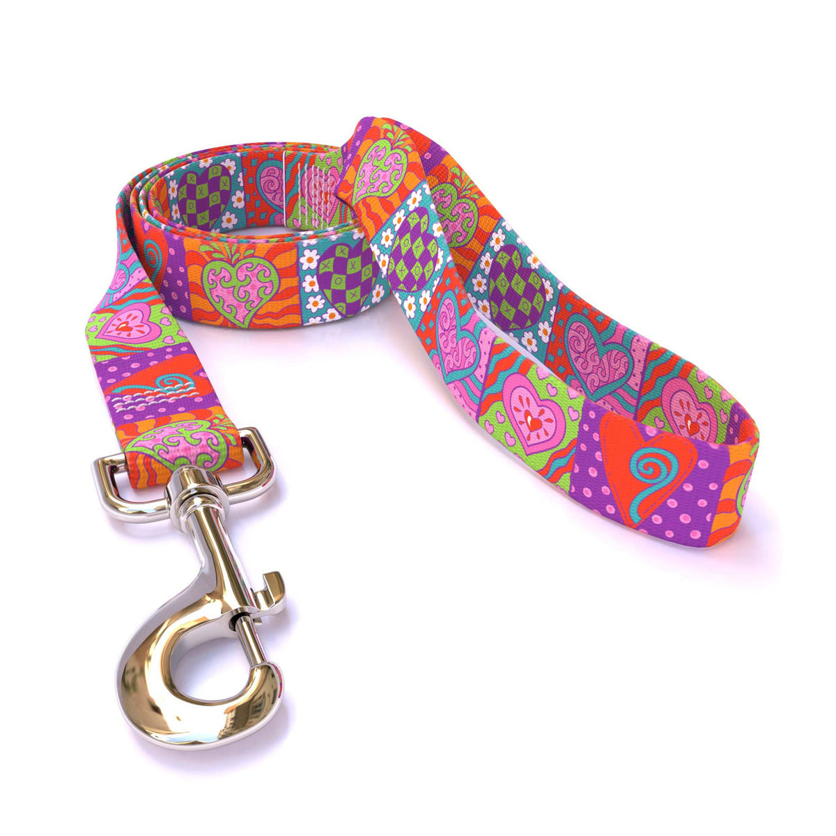 Crazy Hearts Dog Leash