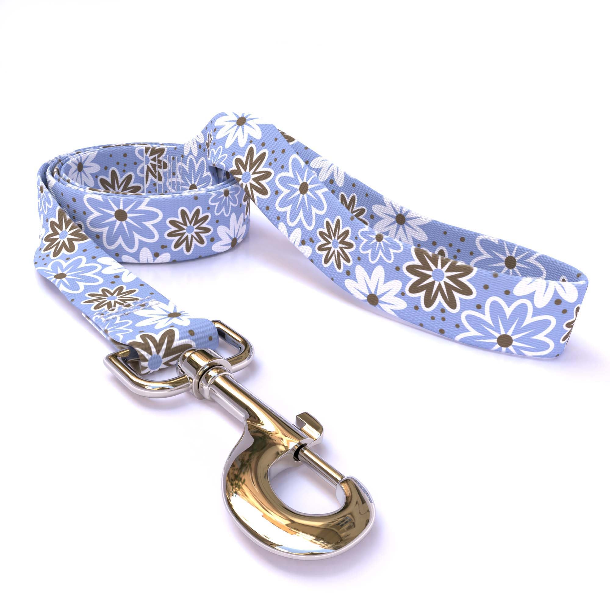 Daisy Chain Blue Dog Leash