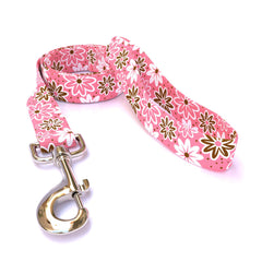 Daisy Chain Pink Dog Leash