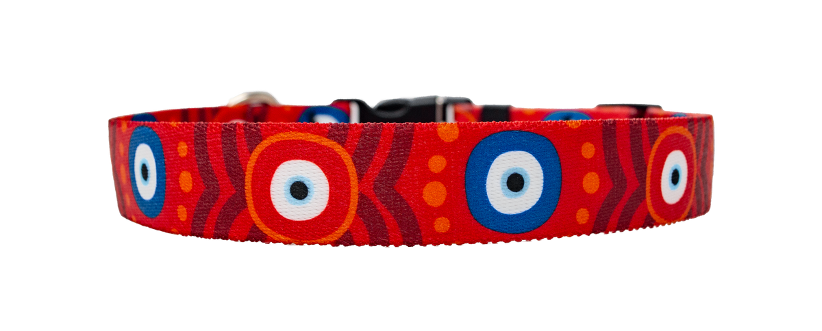 Evil Eye Mal de Ojo Dog Collar