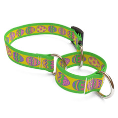 Easter Eggs Martingale Dog Collar