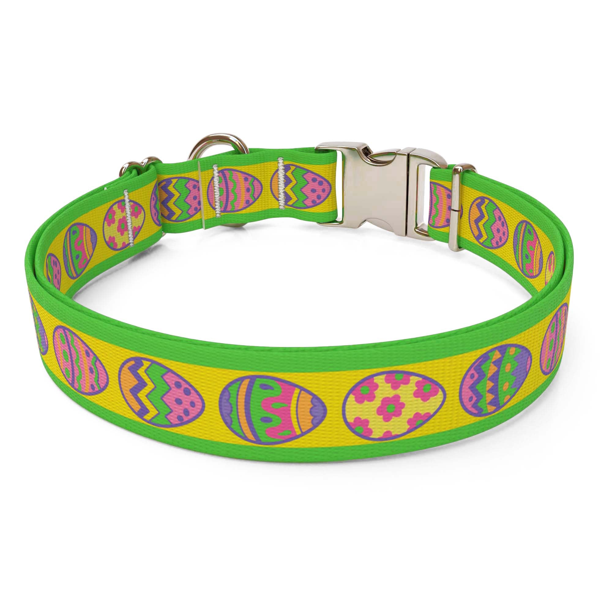 Easter Eggs Sterling Premium Dog Collar