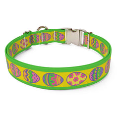 Easter Eggs Sterling Premium Dog Collar