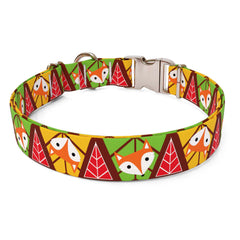 Fall Fox Dog Collar