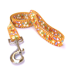Festive Butterfly Orange Dog Leash
