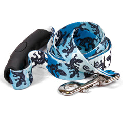 Geckos Teal Dog Leash