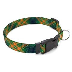 Green Kilt Plaid Dog Collar