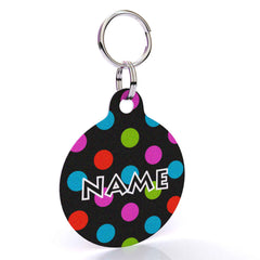 Gumballs Polka Dot HD Dog ID Tag