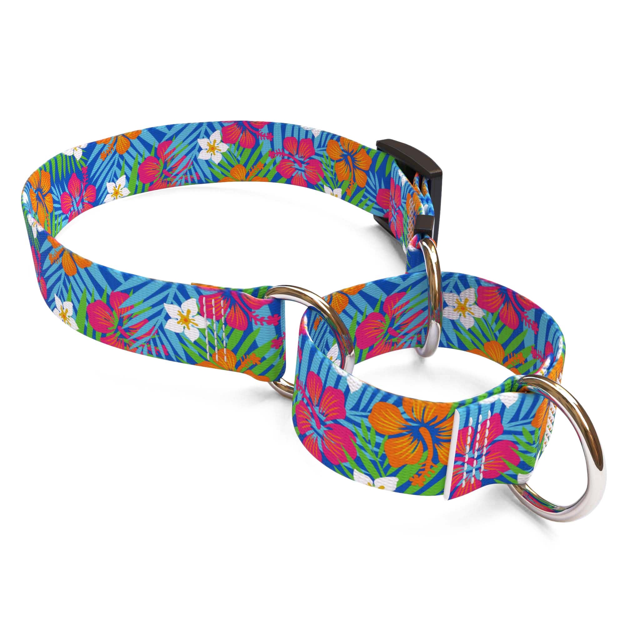 Hibiscus Paradise Dog Collar