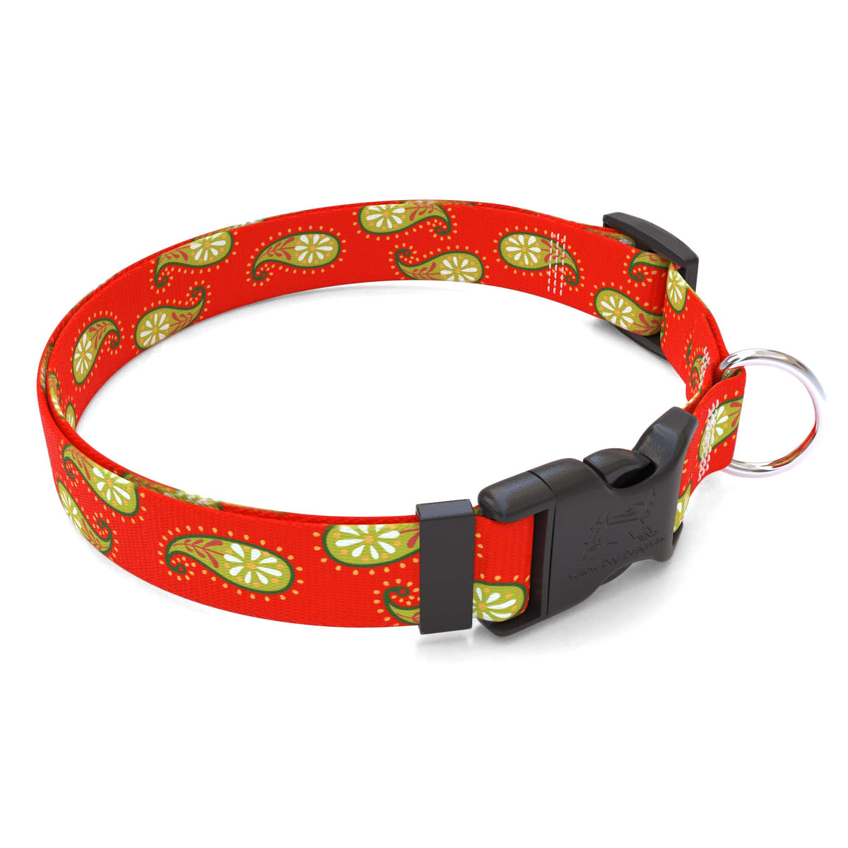 Holiday Paisley Dog Collar