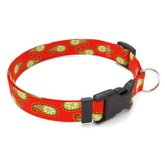 Holiday Paisley Dog Collar