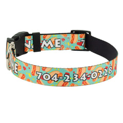 Personalized Hot Diggity Dog Dog Collar