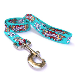 I Luv My Dog Blue Dog Leash