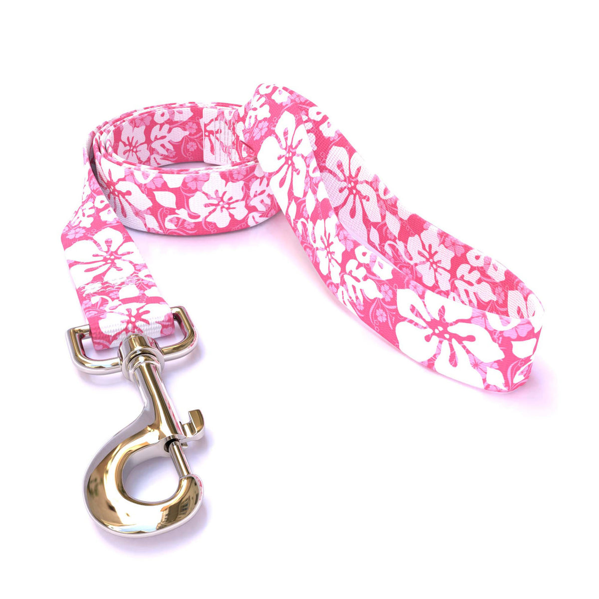 Island Floral Pink Dog Leash