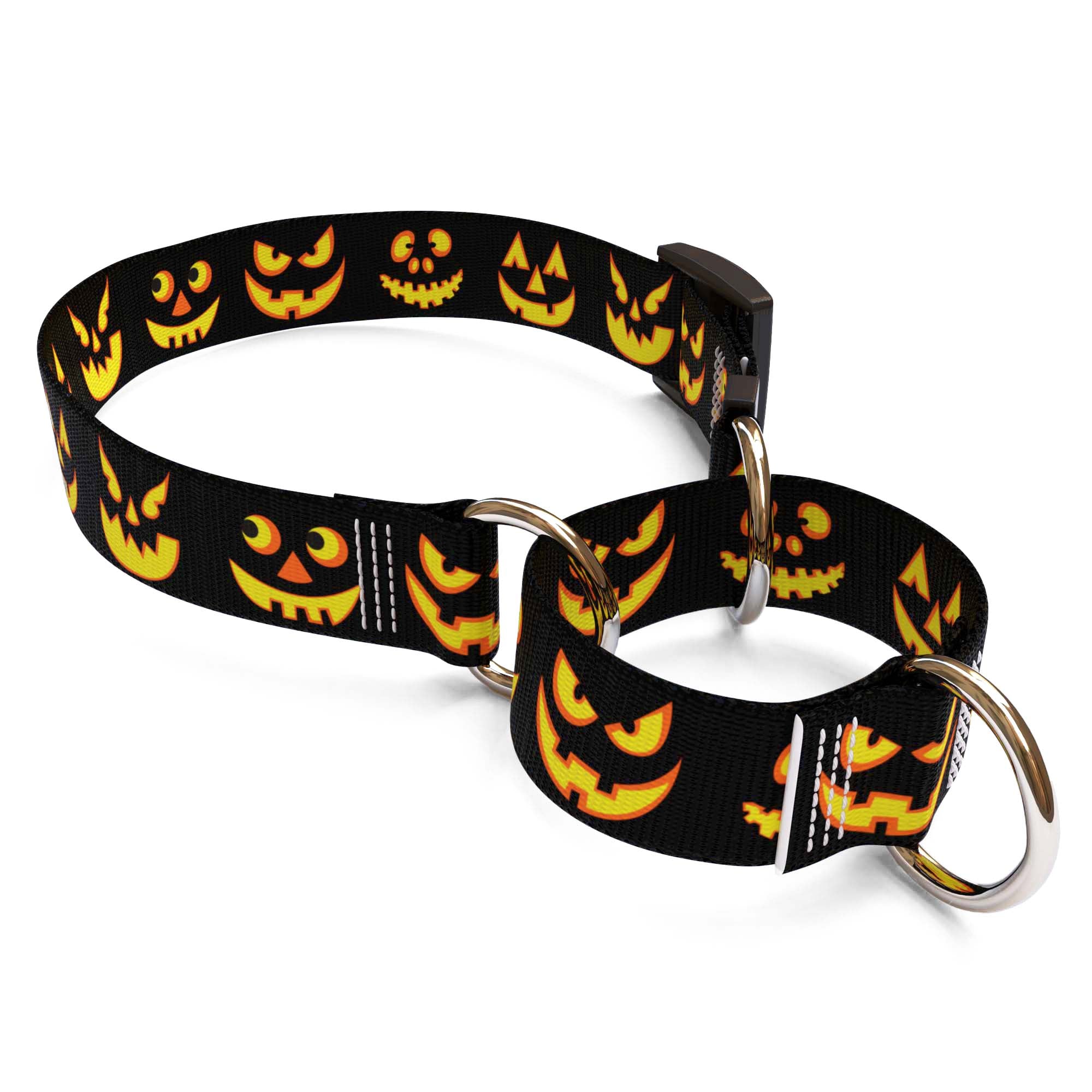 Jack O'Lantern Dog Collar