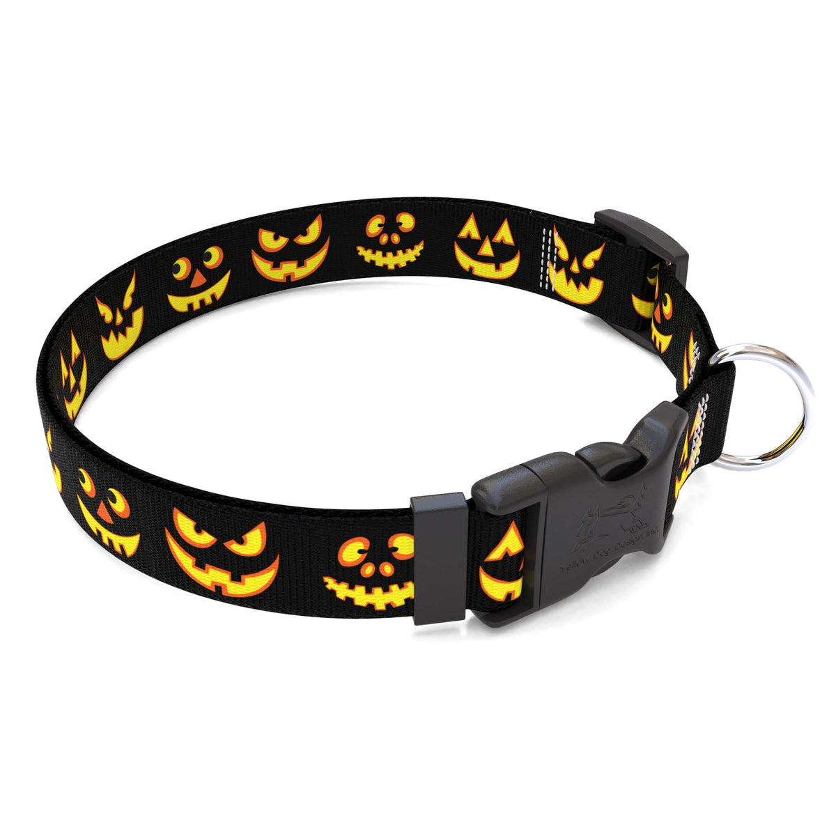 Jack O'Lantern Dog Collar