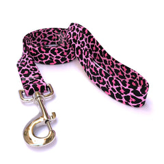 Leopard Pink Dog Leash