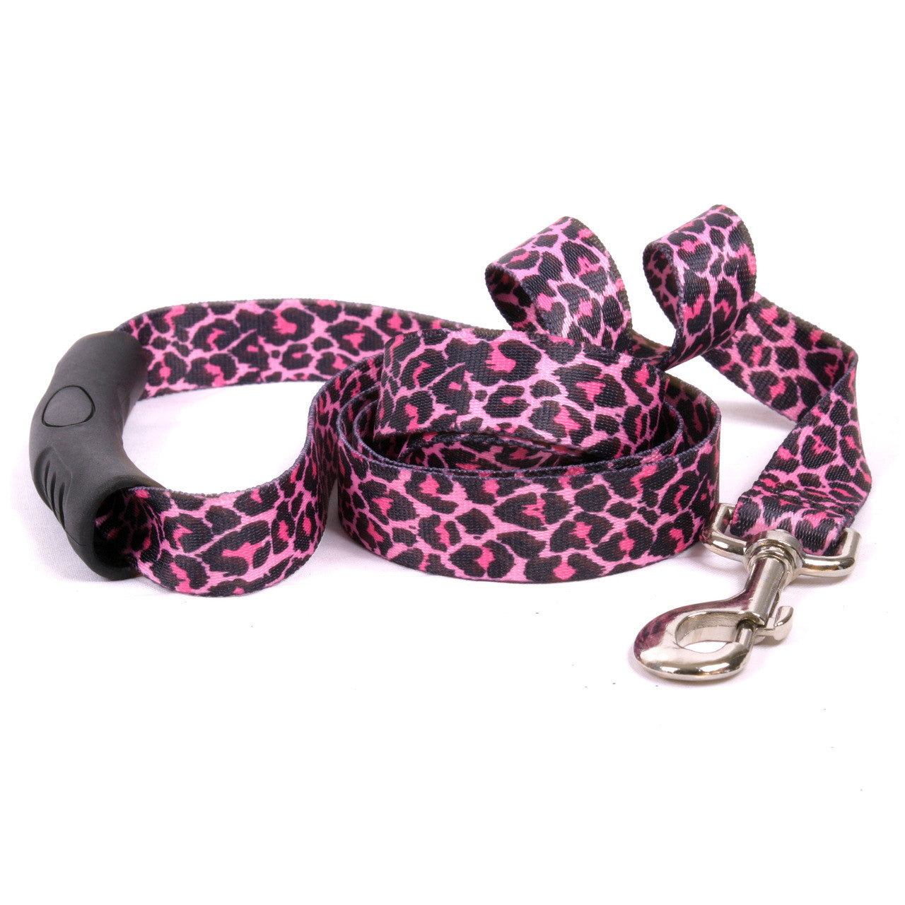 Leopard Pink EZ-grip Dog Leash