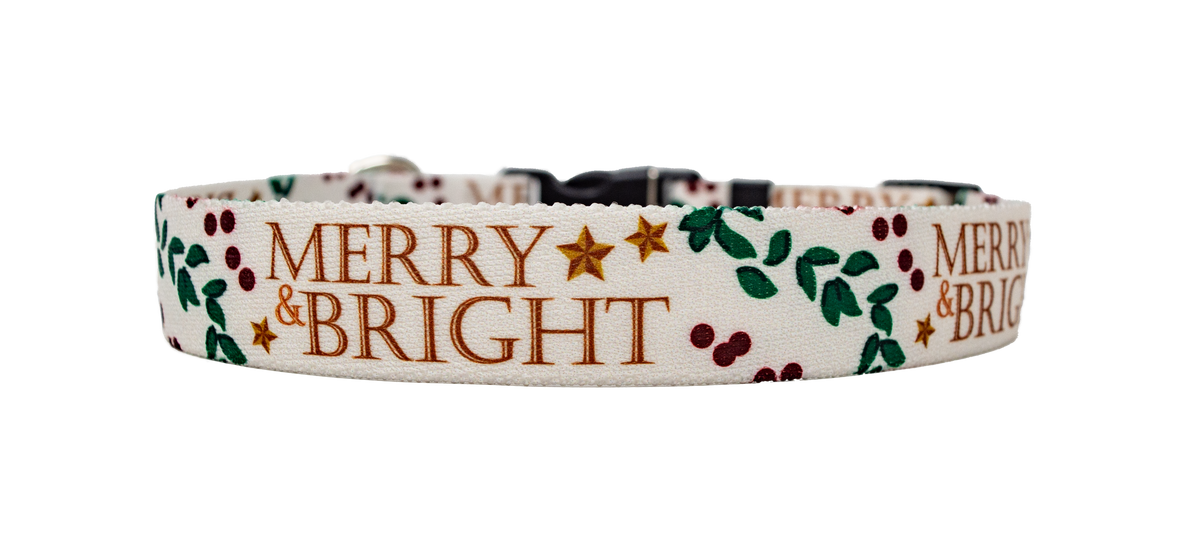 Merry and Bright Dog Collar