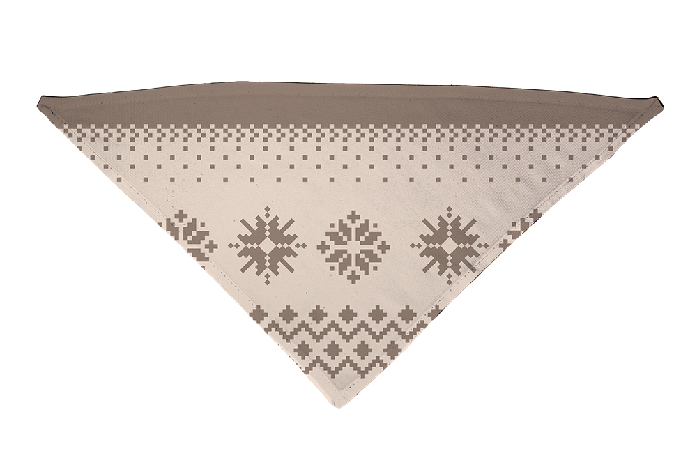 Nordic Snowflakes Dog Bandana