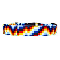 Pixeled Spectrum Dog Collar