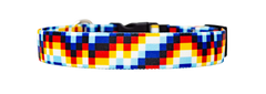 Pixeled Spectrum Dog Collar