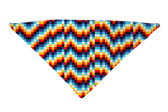 Pixeled Spectrum Dog Bandana