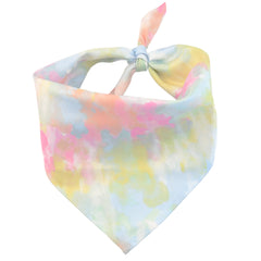 Pastel Tie-Dye Dog Bandana