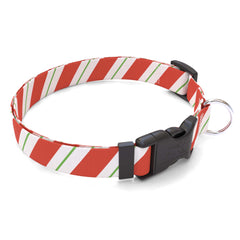 Peppermint Stick Dog Collar