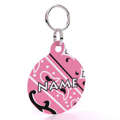 Bandana Pink HD Dog ID Tag