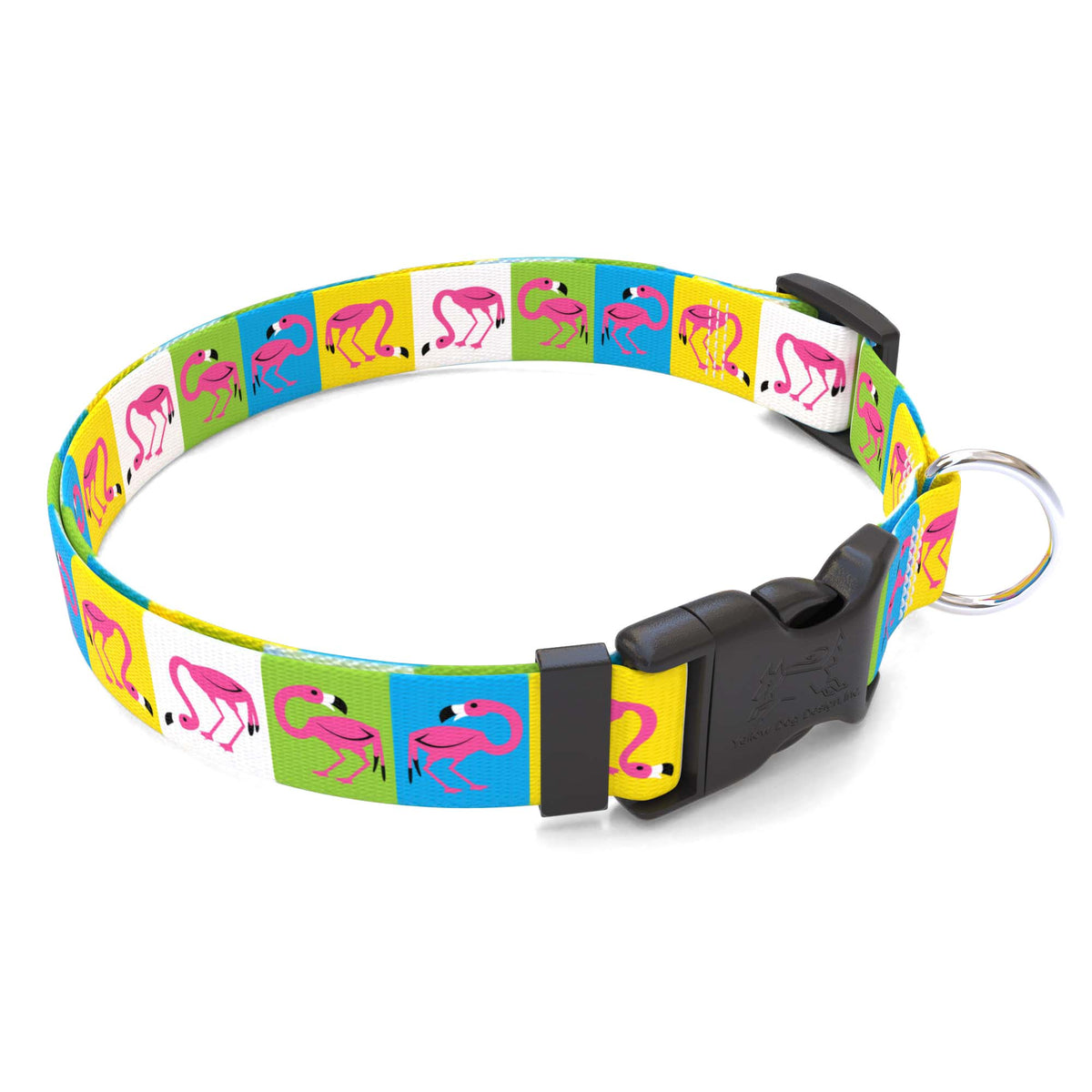 Pink Flamingo Dog Collar