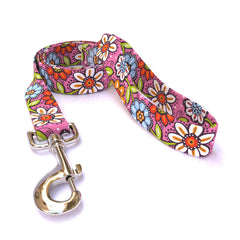 Pink Garden Dog Leash