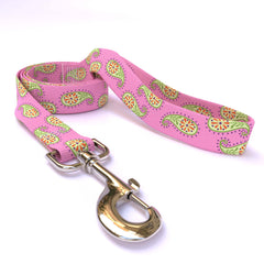 Pink Paisley Dog Leash