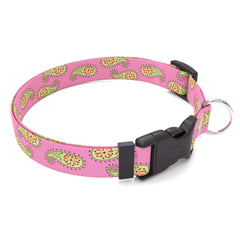 Pink Paisley Dog Collar