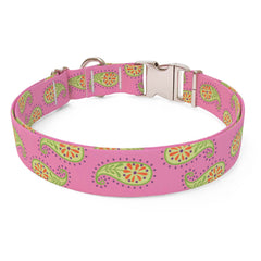 Pink Paisley Dog Collar