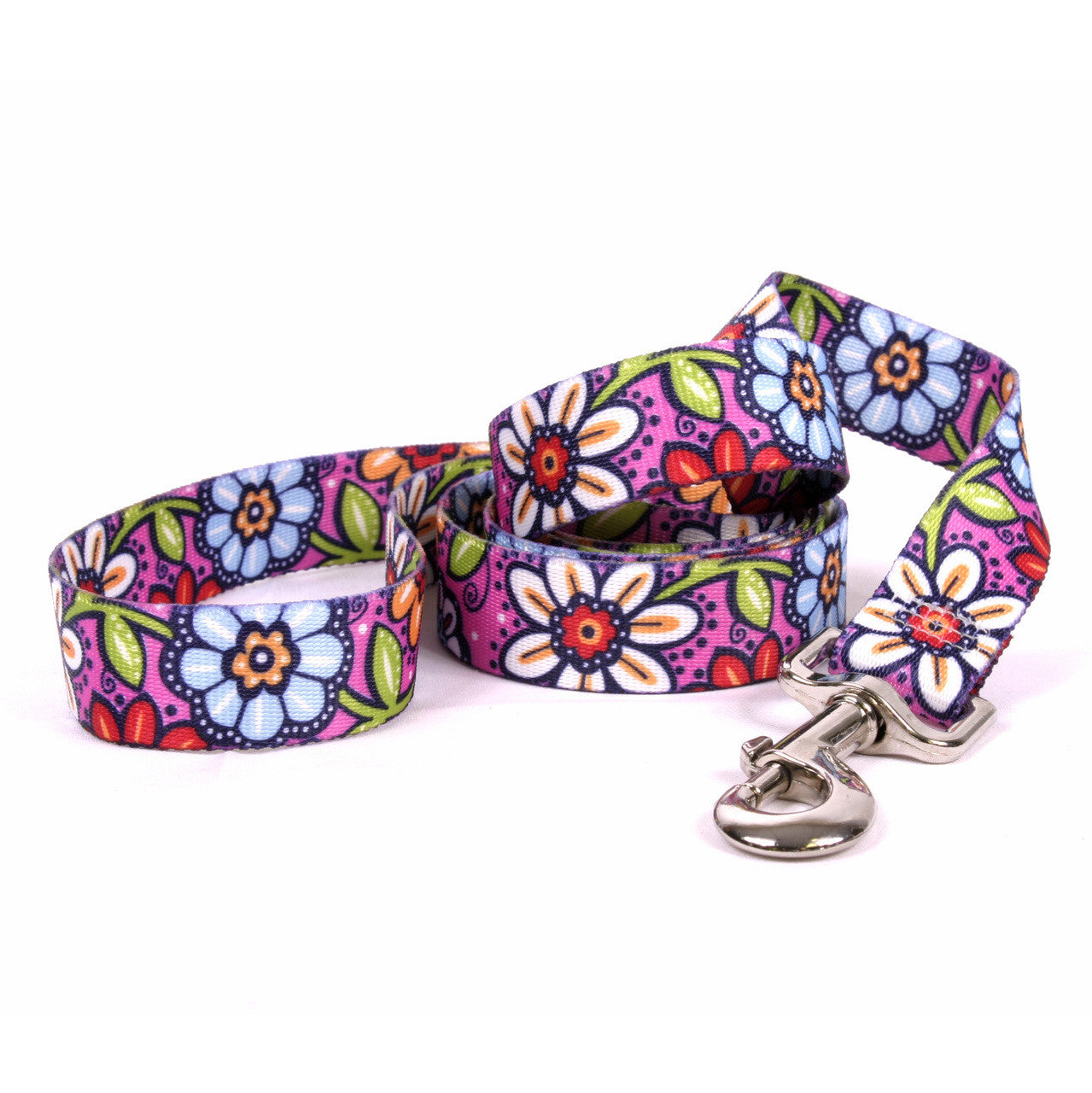 Pink Garden Dog Leash