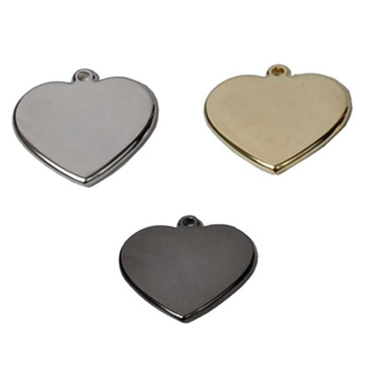 Heart Shape Engraved Dog ID Tag