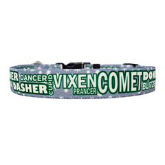 Reindeer Games Dog Collar