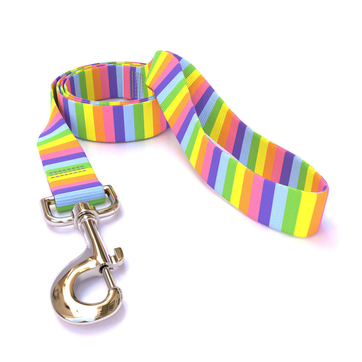 Rainbow Stripes Dog Leash