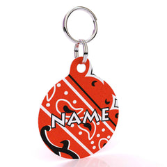 Bandana Red HD Dog ID Tag