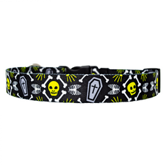 Scary Skeletons Dog Collar