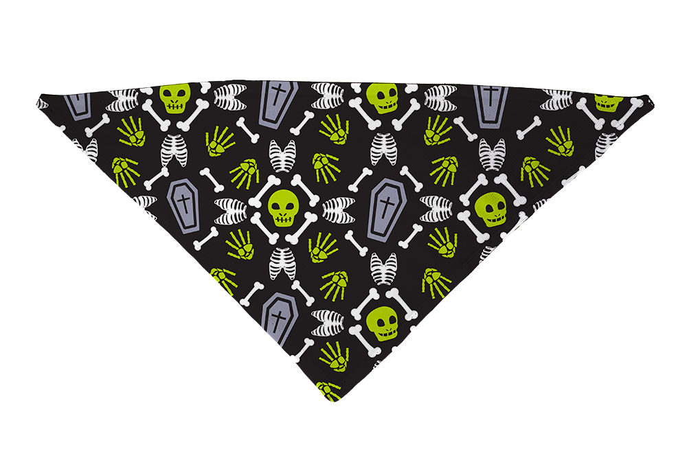 Scary Skeletons Dog Bandana