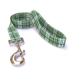 Tartan Green Dog Leash